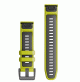 QuickFit® 22 Watch Bands - Electric Lime/Graphite Silicone - 010-13280-03 - Garmin